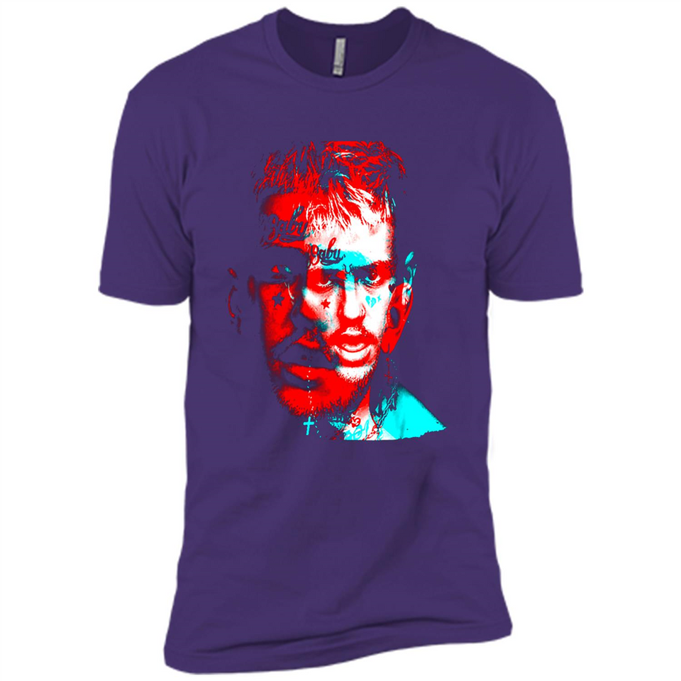 Lil Peep Rapper Fan Wear Shirt Ladies' Boyfriend Shirt - Premium Short Sleeve T-Shirt