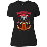 Oakland Raiders NFL Reindeer Funny Merry Christmas And Happy New Year