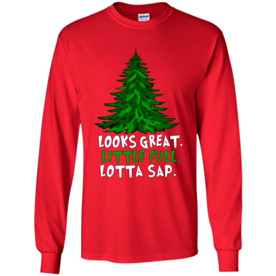 Looks Great Little Full Lotta Sap Funny Christmas PINGPONG