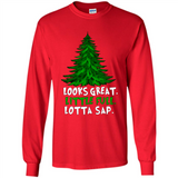 Looks Great Little Full Lotta Sap Funny Christmas PINGPONG
