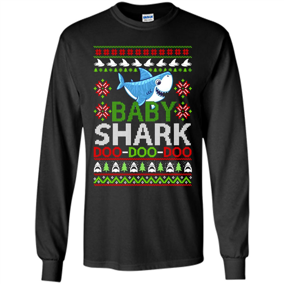 Baby shark Doo Doo Doo Christmas - Long Sleeve T-Shirt