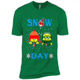 Snow Day Shirt For Cleveland Indians Vs Minion Fans pingpong