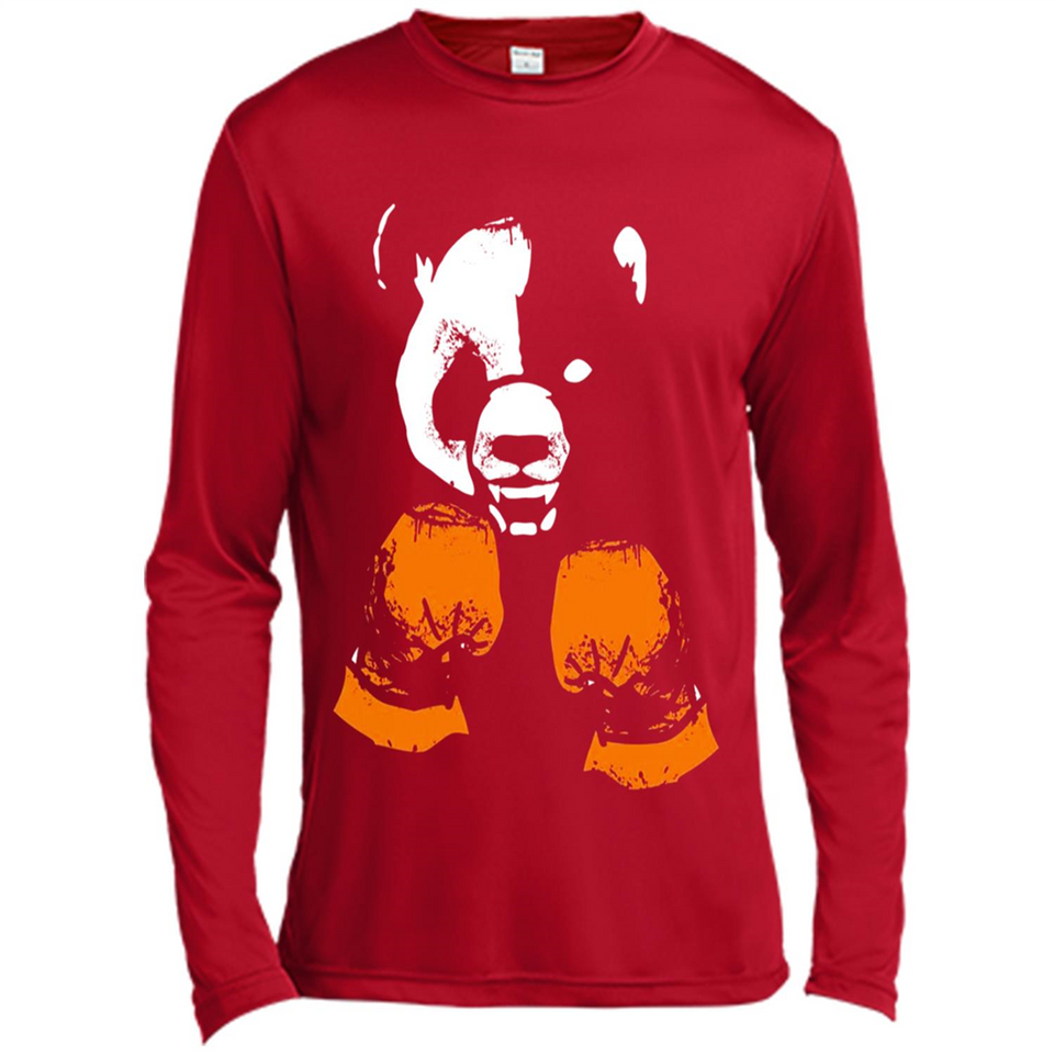 The winner' Cool Panda Bear Boxing Glove - Canvas Long Sleeve T-Shirt