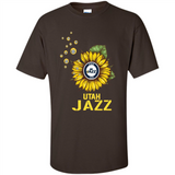 Utah Jazz Basketball Sunflower