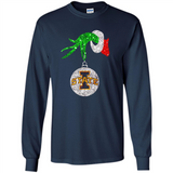 Amazing Iowa State Cyclones Glitter Grinch Monogram Ornament Christmas Gift - Long Sleeve T-Shirt