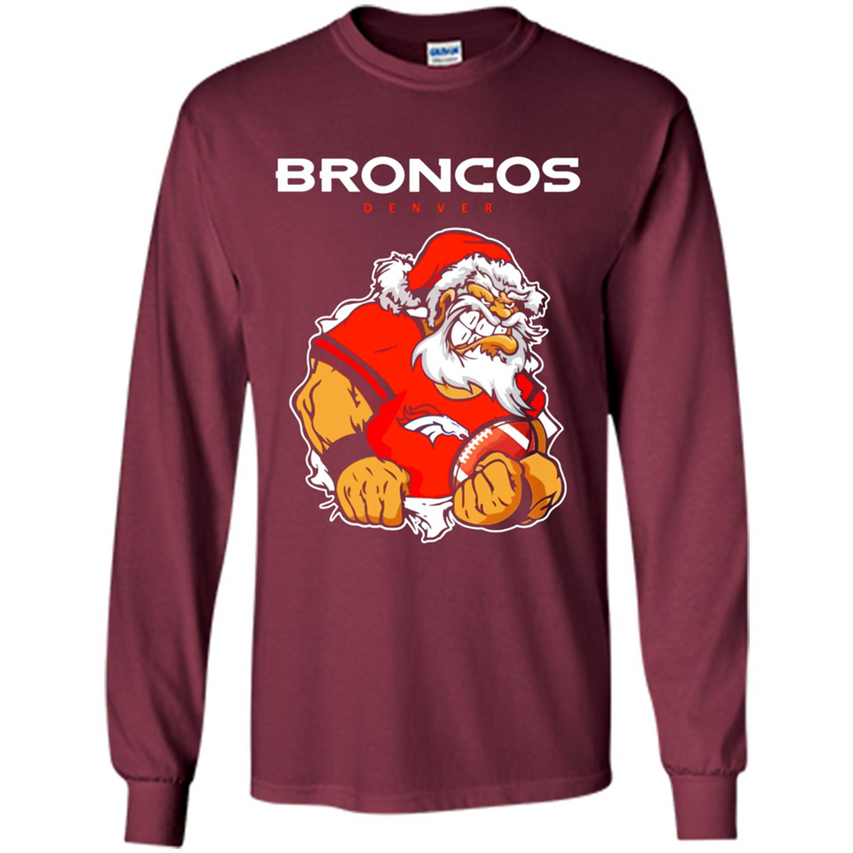 Grumpy Santa Claus Broncos Denver Football Team PINGPONG