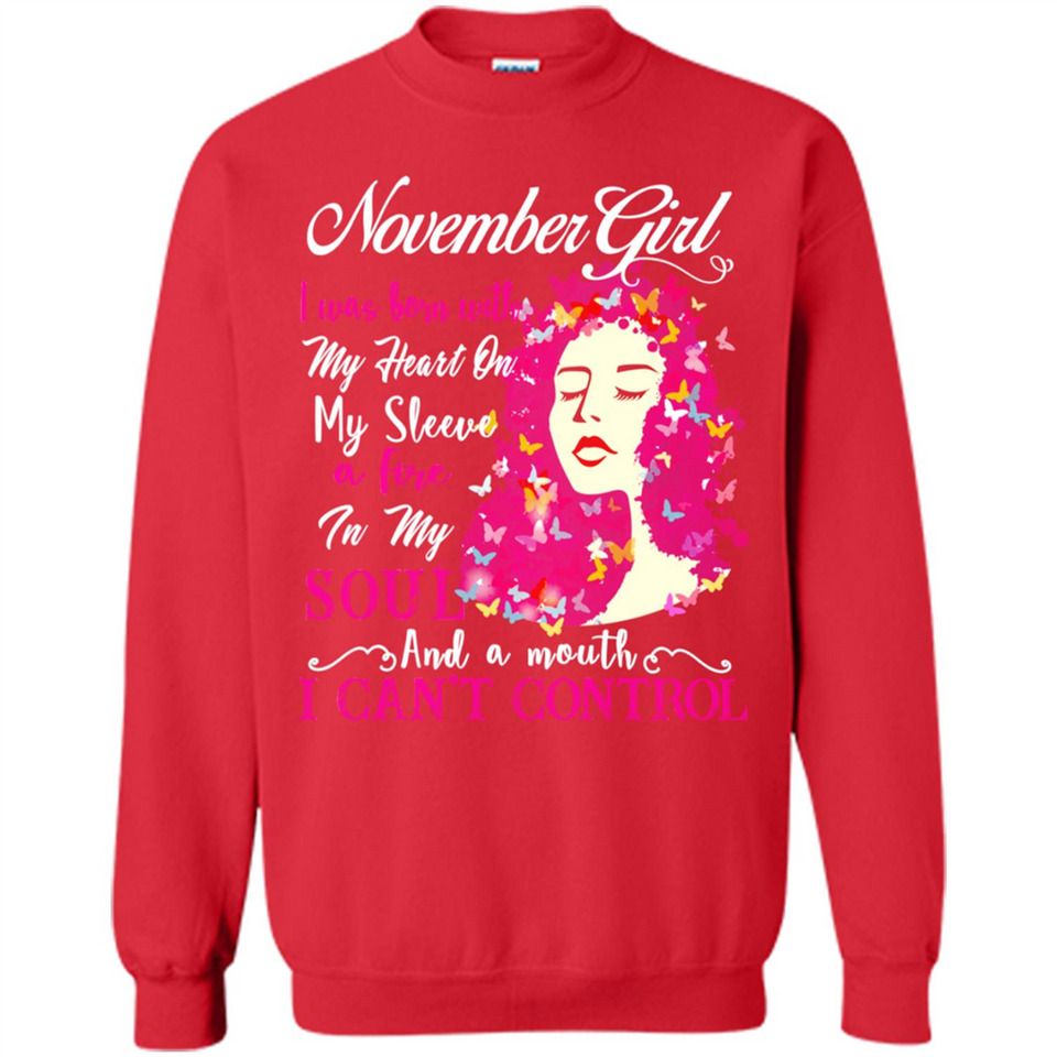 November Butterfly Girl - Sweatshirt