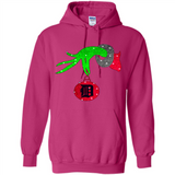 GRINCH HAND HOLDING DETROIT TIGERS GLITTER CHRISTMAS PINGPONG