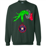 GRINCH HAND HOLDING HOUSTON ASTROS GLITTER CHRISTMAS PINGPONG