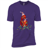 Christmas Lights Sloth Long Sleeve Santa Sloth - Premium Short Sleeve T-Shirt