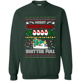 Merry Christmas Shitter Full Christmas Tree Snowman PING PONG