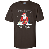 Funny Christmas Nurse Shirt, Santa_s Favorite Nurse - Shirt