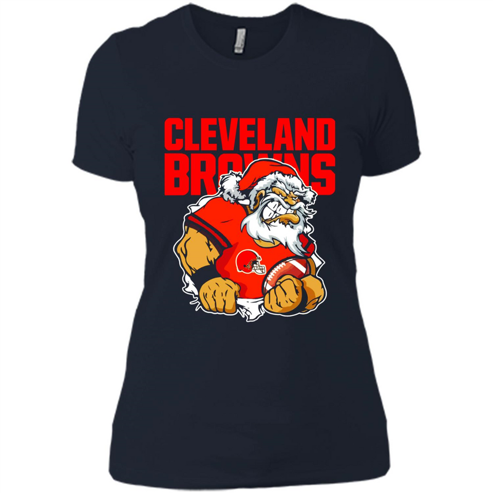 Grumpy Santa Claus Cleveland Browns Football Team PINGPONG