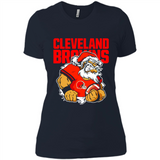 Grumpy Santa Claus Cleveland Browns Football Team PINGPONG