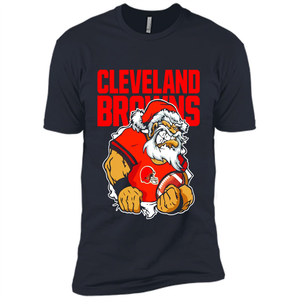 Grumpy Santa Claus Cleveland Browns Football Team PINGPONG