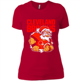 Grumpy Santa Claus Cleveland Browns Football Team PINGPONG