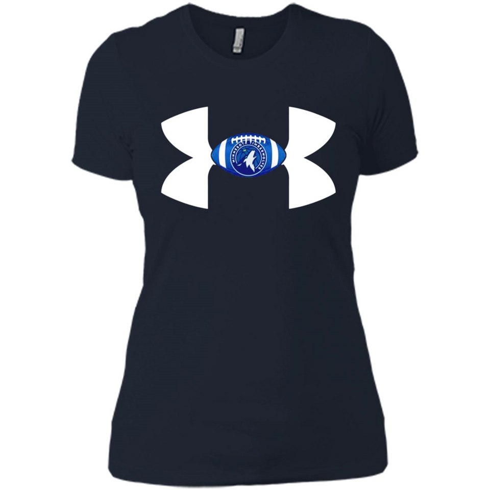 MinnesotaTimberwolves Under Armour Logo - Ladies' Boyfriend T-Shirt