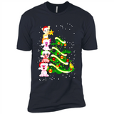 Pigs Christmas T Shirt PINGPONG - Premium Short Sleeve T-Shirt