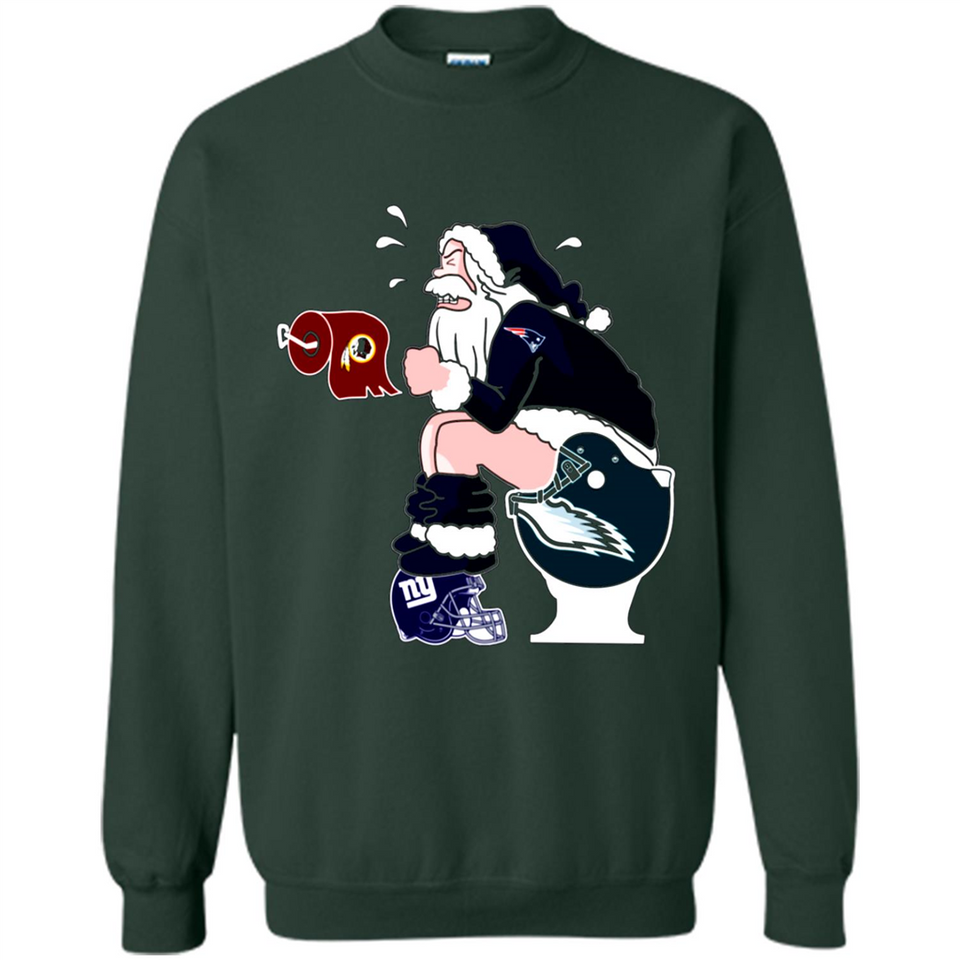 New England Patriots Toilet Santa Claus PINGPONG