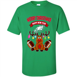Philadelphia Eagles NFL Reindeer Funny Merry Christmas And Happy New Year
