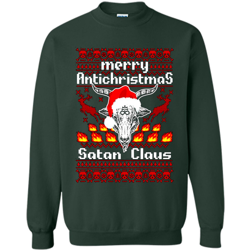 Merry Antichristmas Satan Claus Christmas sweater Sweater PINGPONG