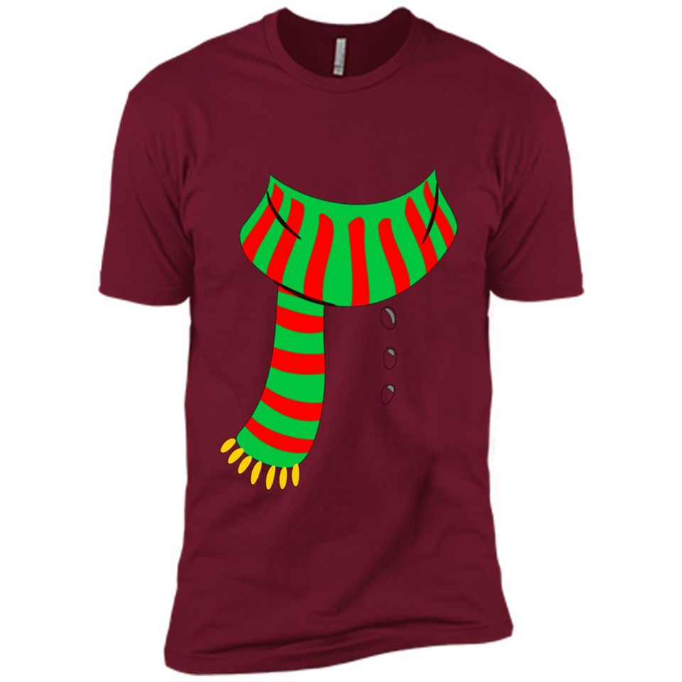 Snowman Scarf Costume T-shirt Christmas