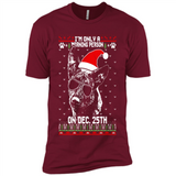Morning Person Dutch Shepherd Funny Xmas - Premium Short Sleeve T-Shirt