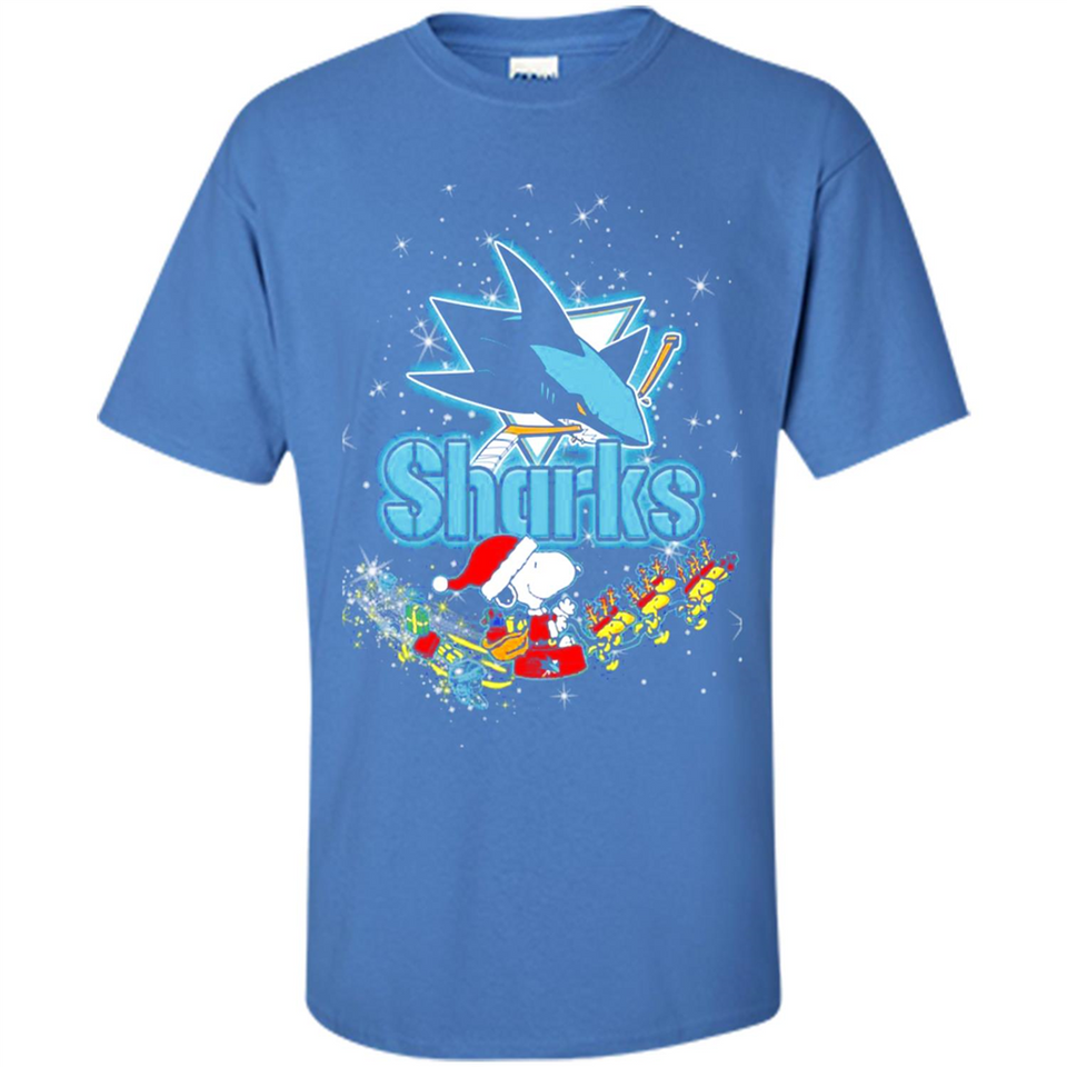 Snoopy Christmas San Jose Sharks - Shirt