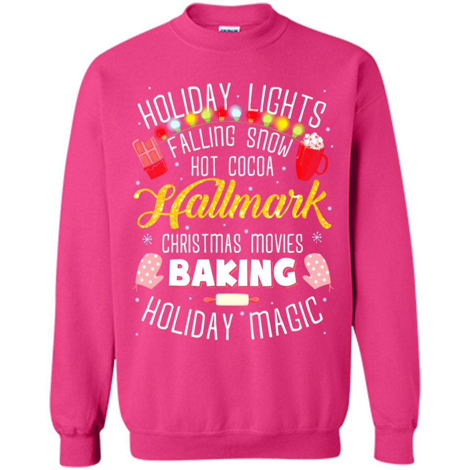 Holiday Lights Falling Snow Hot Cocoa Hallmark Christmas movie