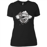 Chicago White Sox And Superman Fans - Ladies' Boyfriend T-Shirt