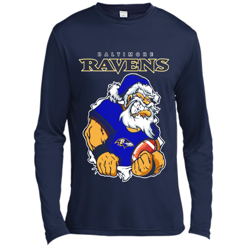 Grumpy Santa Claus Baltimore Ravens Football Team PINGPONG