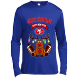 San Francisco 49ers NFL Reindeer Funny Merry Christmas And Happy New Year