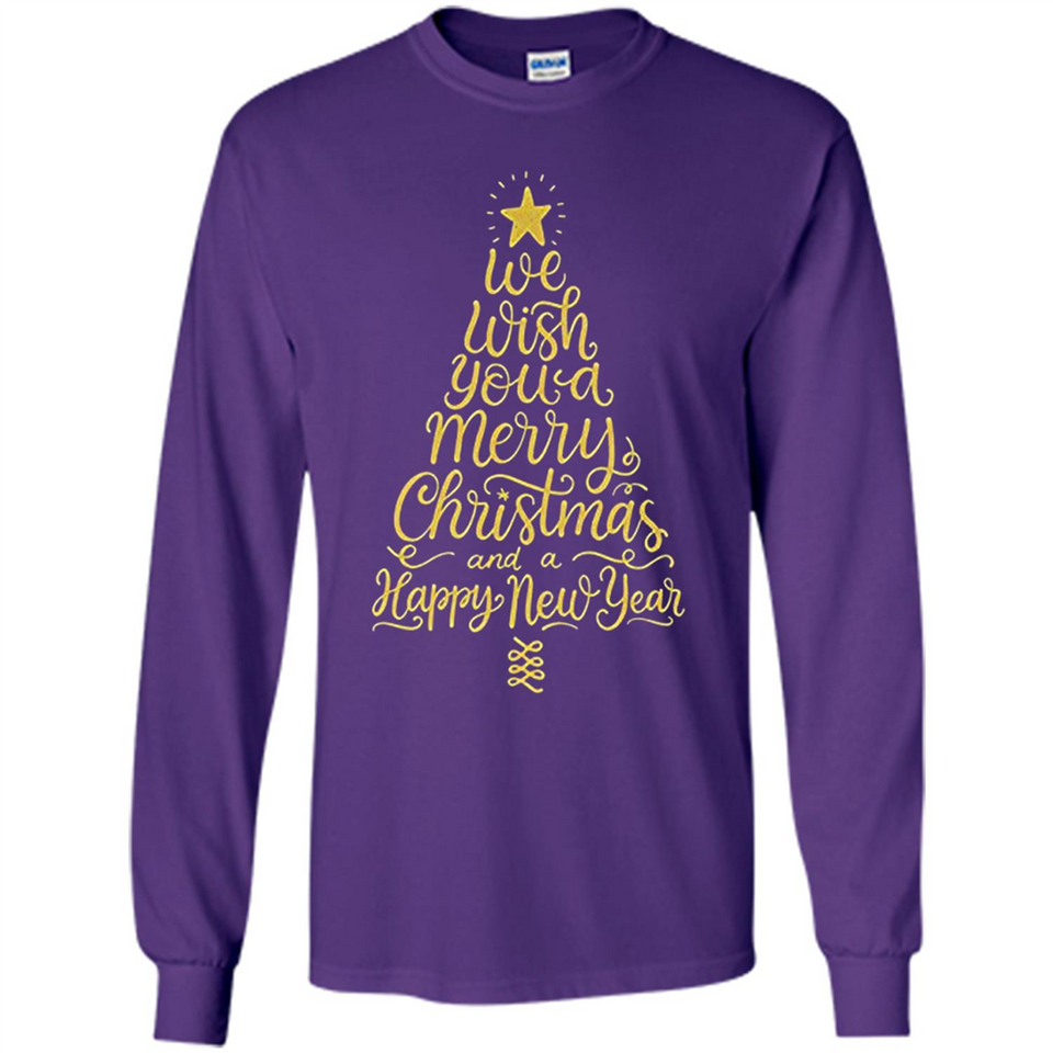 Christmas Tree T-Shirt Funny Mery Christmas Gift Idea - Long Sleeve T-Shirt