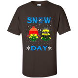 Snow Day Shirt For Dallas Stars Vs Minion Fans pingpong