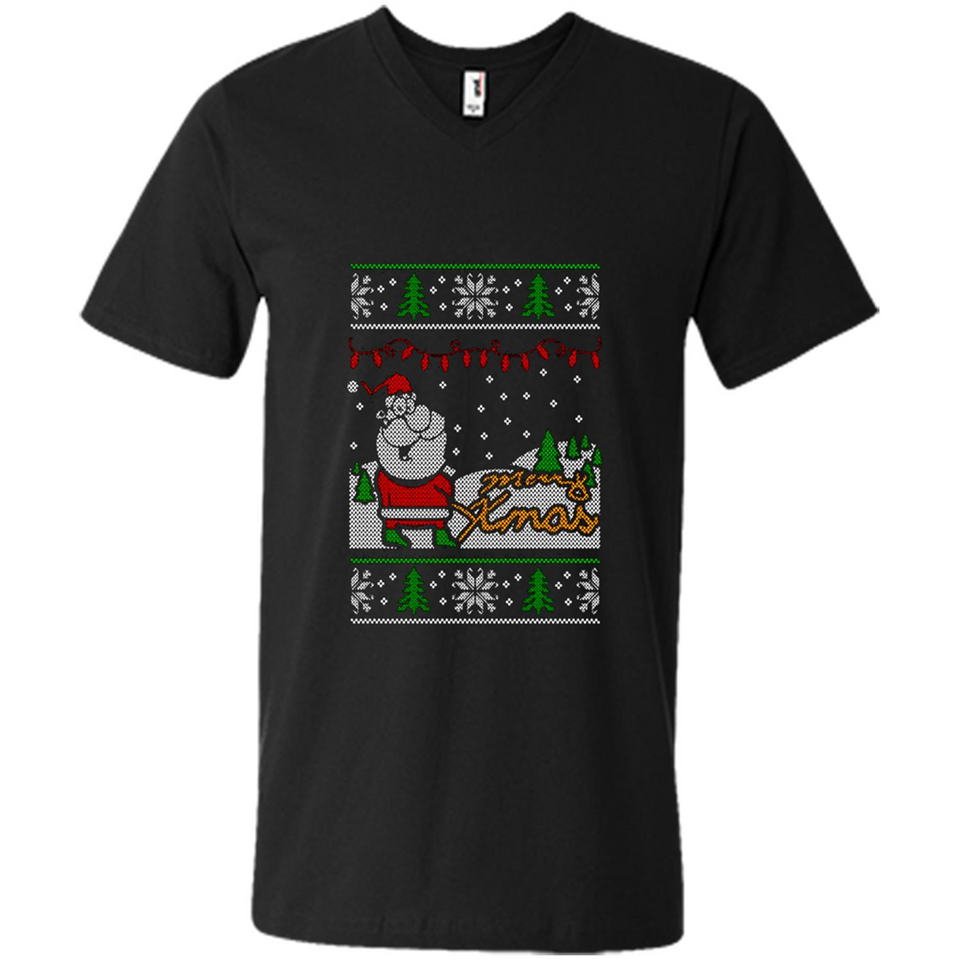 Bad Santa pingpong - Men's V-Neck