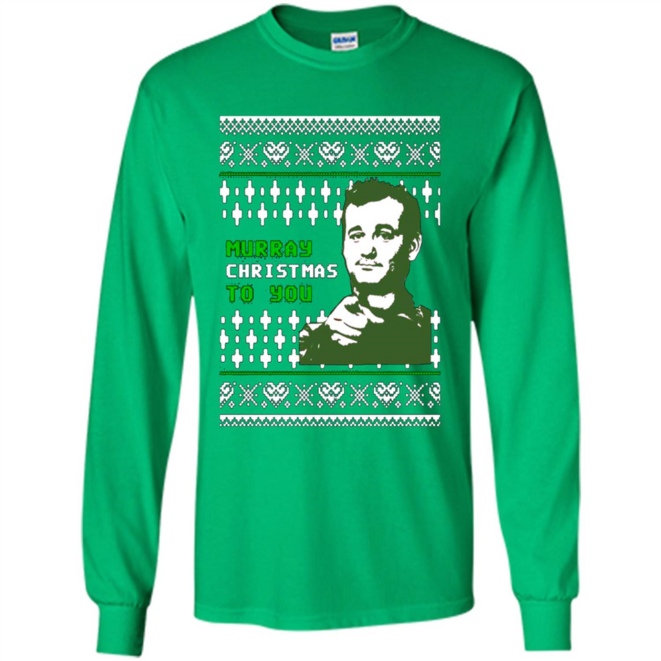 Murray Christmas to you ugly sweatshirt PINGPONG
