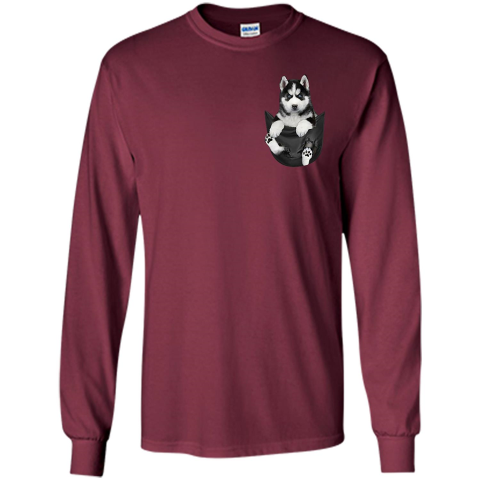 Husky Pocket - Long Sleeve T-Shirt