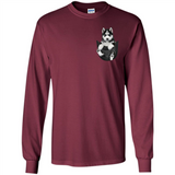 Husky Pocket - Long Sleeve T-Shirt