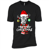 Fabulous Mooey christmas Heifers Cow Christmas lights - Premium Short Sleeve T-Shirt
