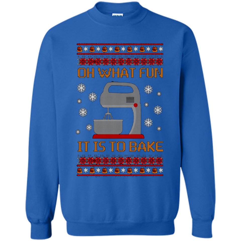 Oh What Fun It Is To Bake Ugly Christmas sweater Sweater PINGPONG