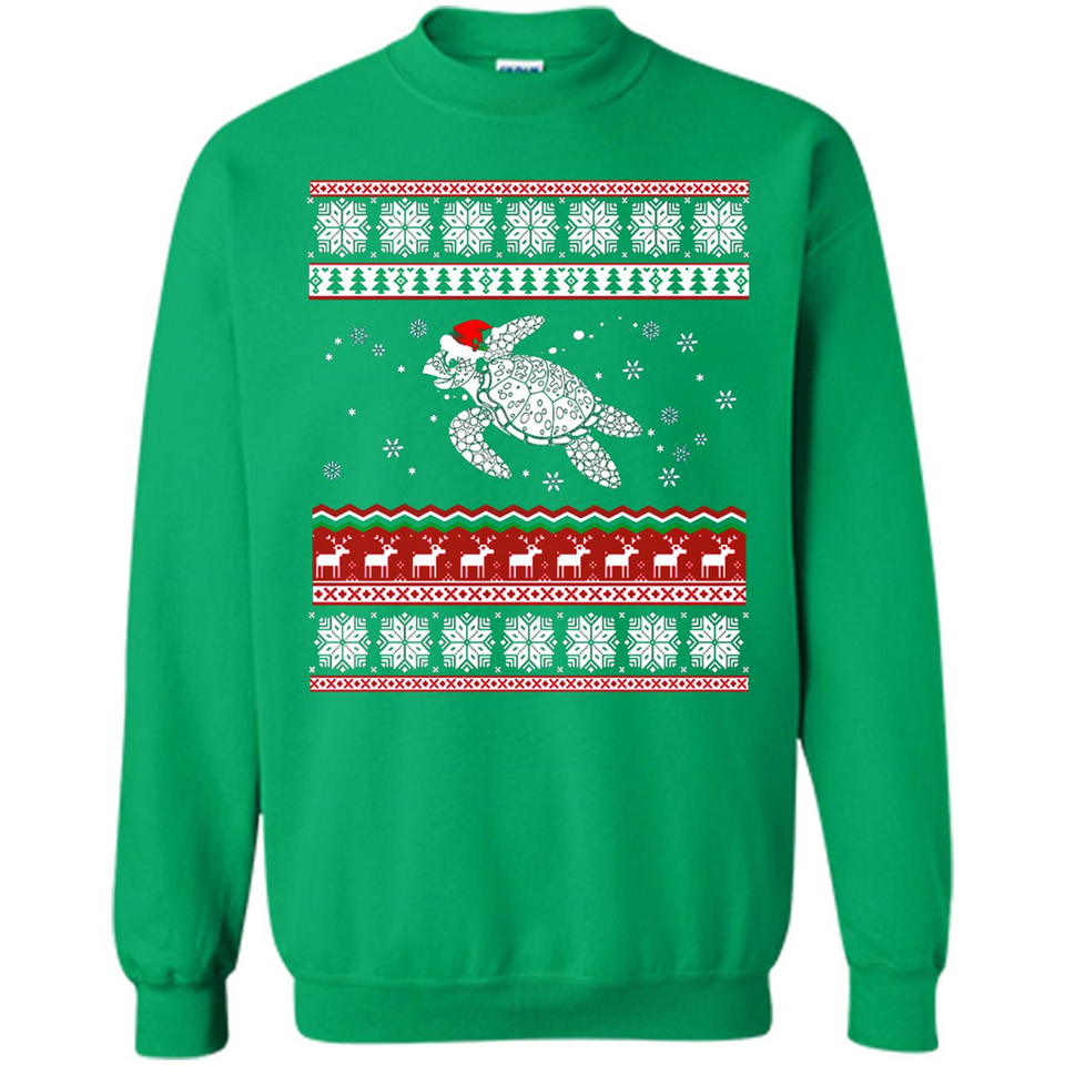 Sea Turtle Ugly Christmas T-Shirt - Sweatshirt