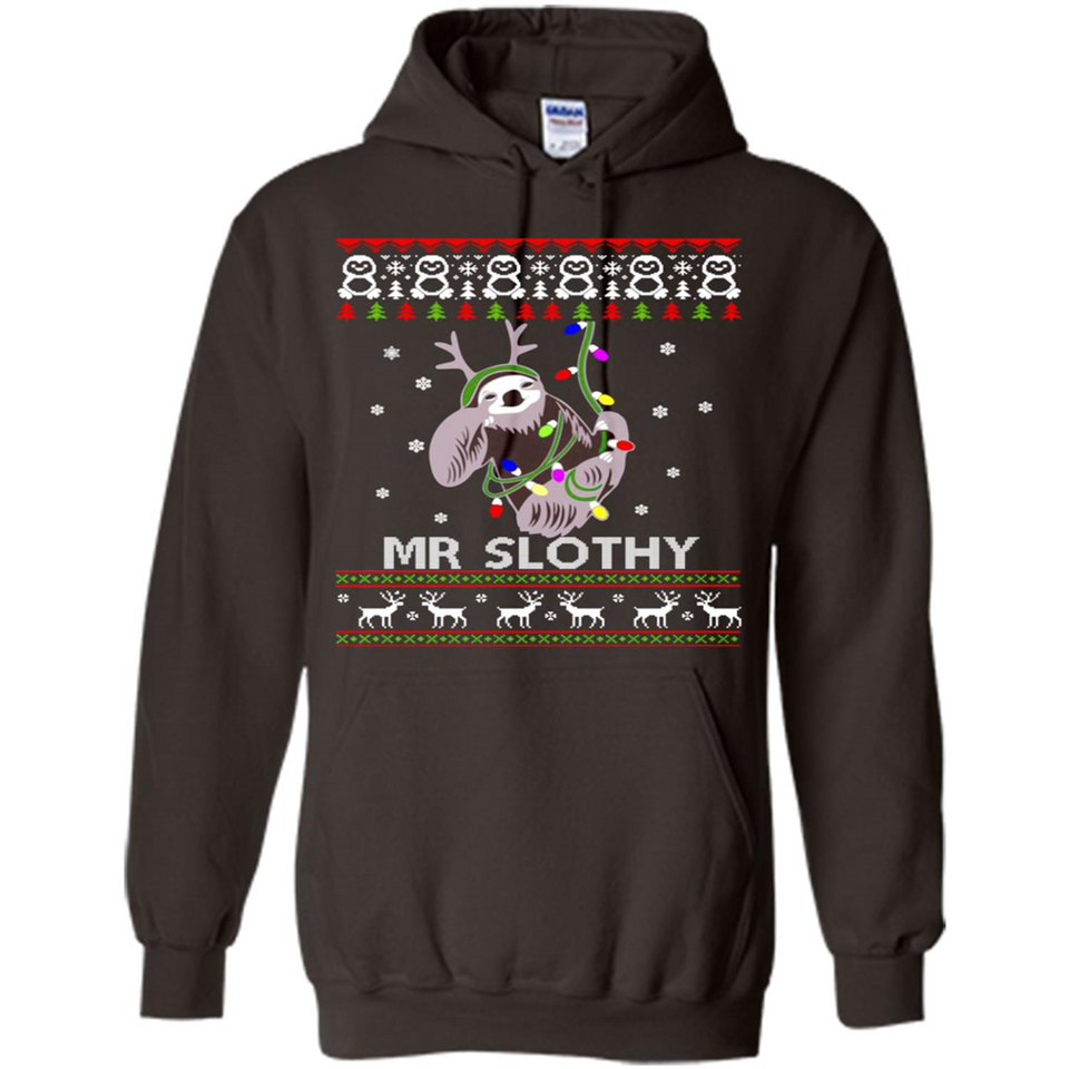 Mr Slothy Christma - Hoodie