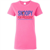 Snoopy for President - Ladies Short-Sleeve