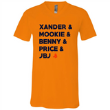 Baseball Favorite Players - Canvas Unisex V-Neck