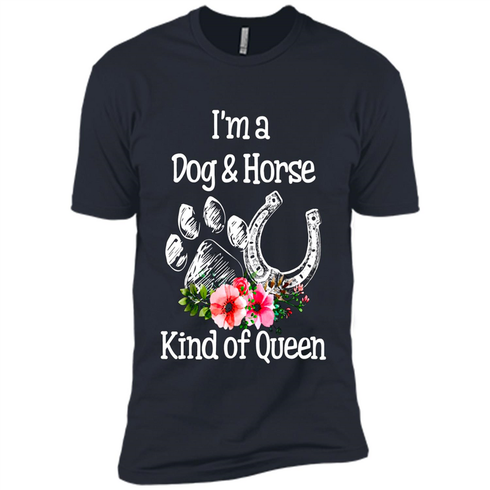 I'm A Dog & Horse Shirt Animal Lover Gift