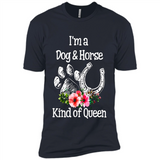 I'm A Dog & Horse Shirt Animal Lover Gift