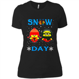 Snow Day Shirt For Chicago Blackhawks Vs Minion Fans pingpong