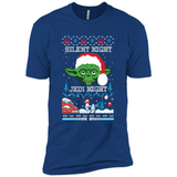 YODA SILENT NIGHT JEDI NIGHT CHRISTMAS UGLY SWEATER