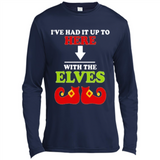 Ive Had It Up To Here With The Elves - Canvas Long Sleeve T-Shirt