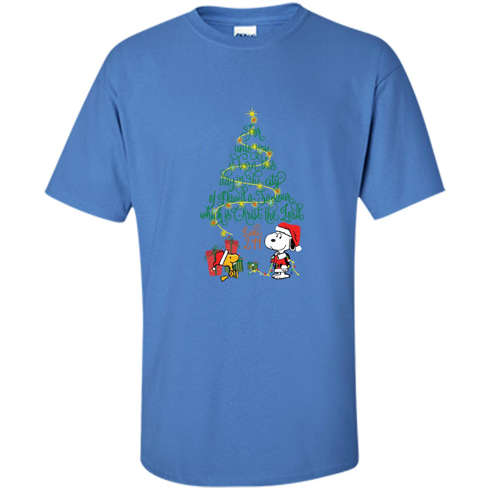Snoopy-Woodstock-Christmas-tree-for-unto-you-is-born-this-day